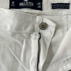 Hollister White High Waisted Jeans